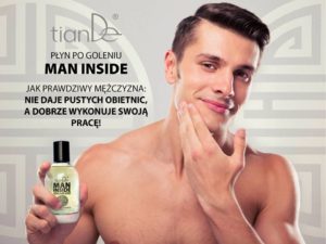 Płyn po goleniu Man Inside TianDe - Kremy Żele Balsamy TianDe Kołobrzeg