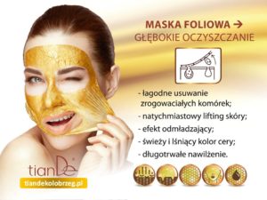 Oczyszczajaca-zlota-maska-tianDe-Kołobrzeg2-300x225 Maski oczyszczające do twarzy
